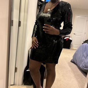 Express sequins dress